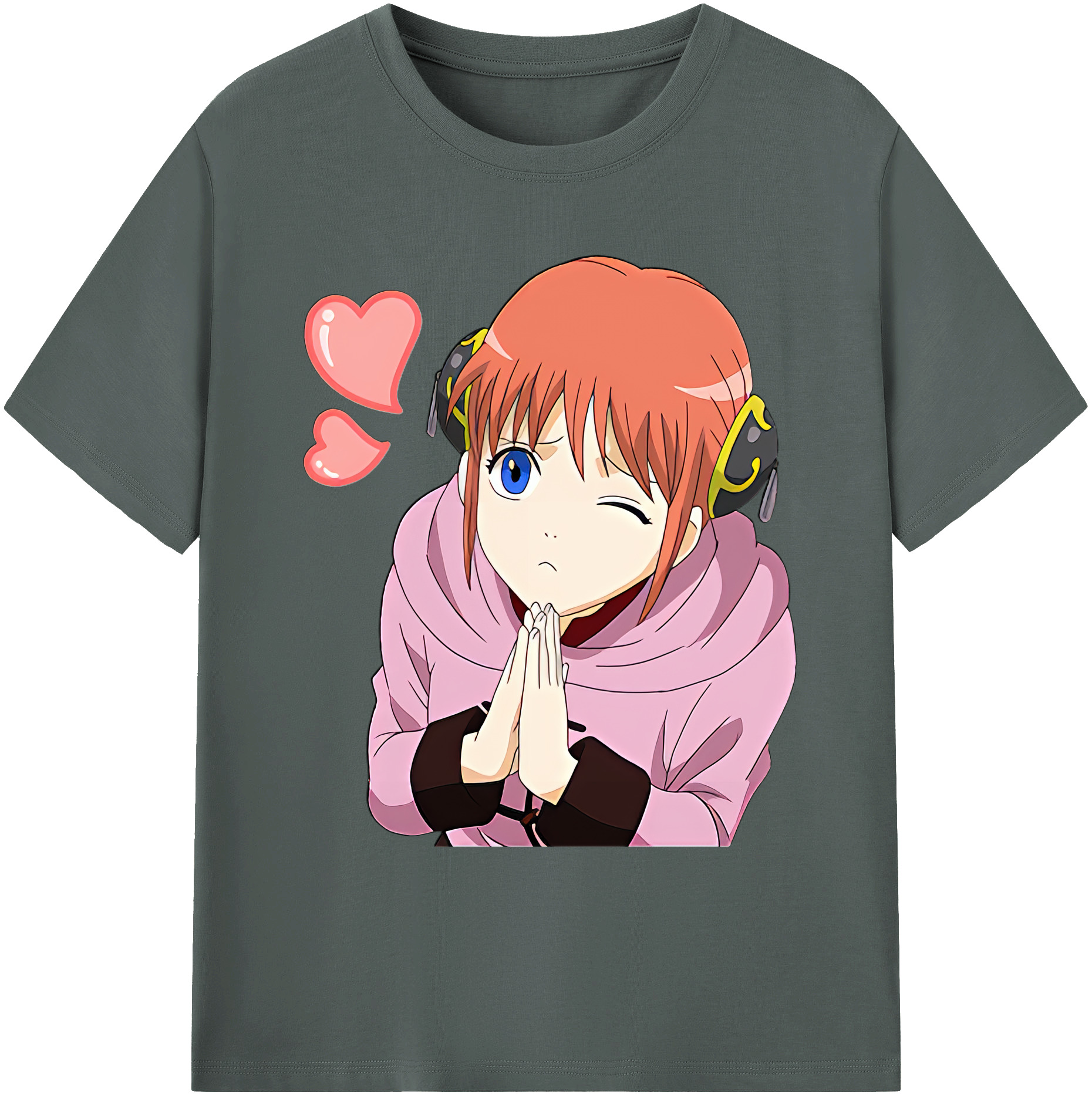 （画像用） ぎんたま 坂田銀時（さかたぎんとき） 神楽 志村新八（しむら しんぱち） GINTAMA Sakata Gintoki Kagura Shimura Shinpachi 綿100％ メンズ半袖Tシャツ｜肌触りやわらか＆通気性